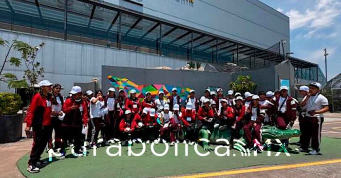 Conocen estudiantes de Soltepec el Acuario Michin gracias al Viaje inolvidable