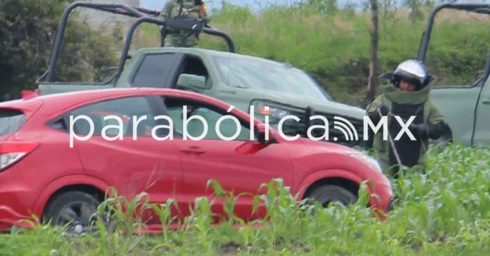 Explota presunta granada durante diligencia en Coronango