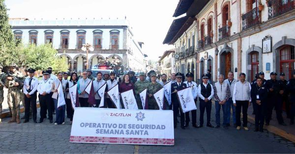 Arrancan operativo de seguridad para visitantes de Semana Santa en Zacatlán