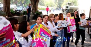 Se suman la afición y el Club Puebla a donaciones para la Sierra Norte: DIF