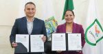 Firman convenio Lupita Cuautle y CLEU en materia de seguridad