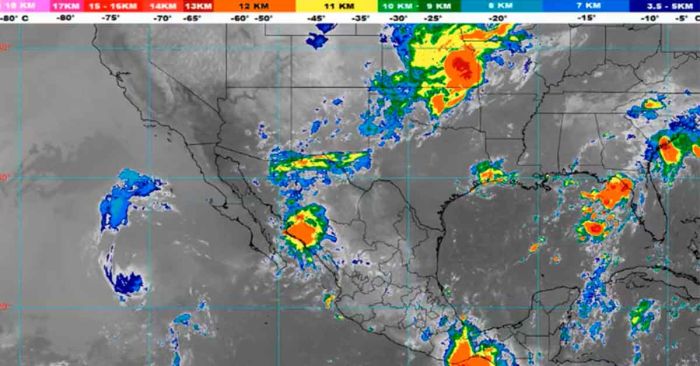Estima SMN lluvias intensas en Oaxaca y Chiapas; 9 estados más tendrán lluvias &quot;muy fuertes&quot;
