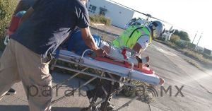 Trasladan vía aérea a mujer embarazada desde Tehuacán a Puebla