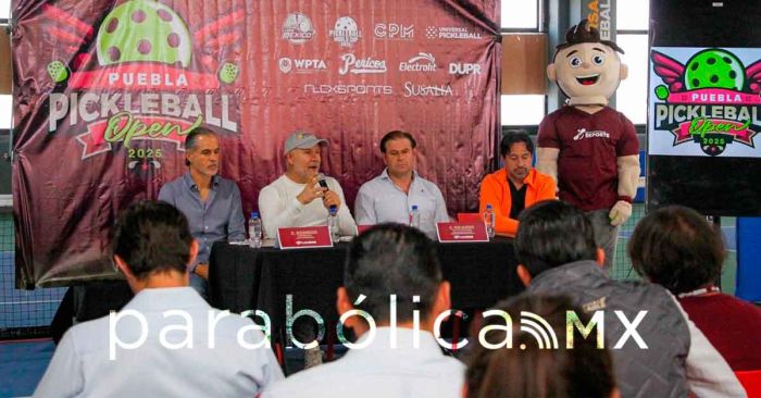 Promueve Deporte municipal el Torneo “Puebla Pickleball Open 2025”
