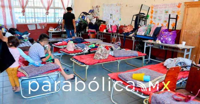 Mantiene DIF a 367 personas albergadas en la Sierra Norte