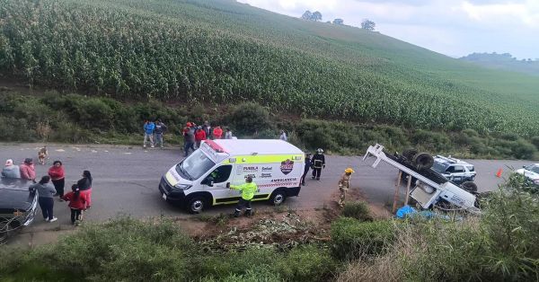 Ocurre accidente en Ciudad Serdán y un joven pierde la vida