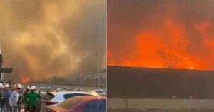 Consume incendio empresas en Nuevo Le&oacute;n