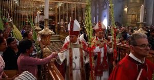 Celebran en Puebla el Domingo de Ramos