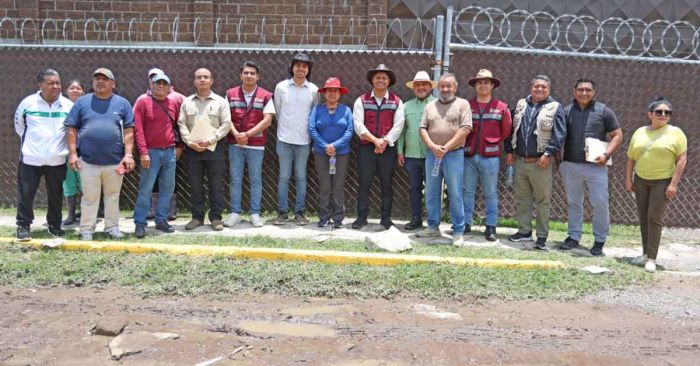 Supervisa Omar Mu&ntilde;oz espacios afectados por lluvias en Villa Ol&iacute;mpica