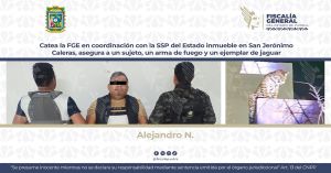 Catean inmueble en San Jerónimo Caleras, había un jaguar