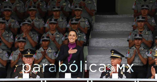 Nació la Guardia Nacional para proteger a la patria: Sheinbaum