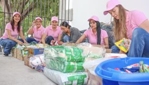 Llaman DIF a voluntariados a sumarse en colecta de víveres para la Sierra Norte