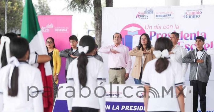 Encabeza Lupita Cuautle &quot;Un día con la presidenta en tu escuela&quot; en Cacalotepec