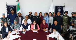 Encabeza Tonantzin Fern&aacute;ndez mesa de trabajo de seguridad en Cocoyotla