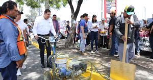 Encabeza Armenta faena comunitaria 24 en la capital