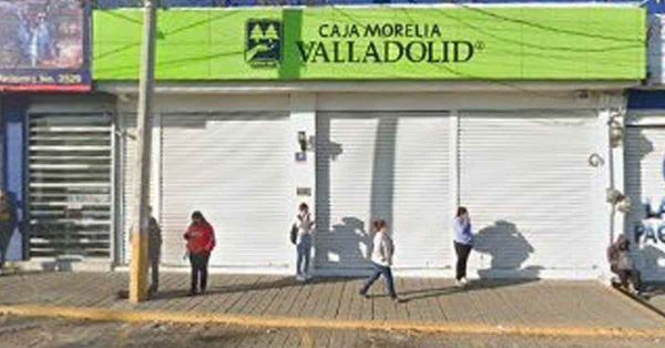 Asaltan sucursal de Caja Morelia Valladolid en prolongaci&oacute;n Reforma
