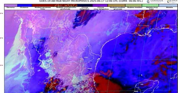 Estima SMN lluvias fuertes en 16 estados de M&eacute;xico
