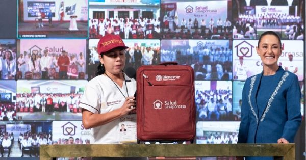 Apoyan a los mexicanos con el programa Salud Casa por Casa: Sheinbaum