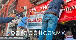 Clausura Segom tres establecimientos en el Centro Histórico