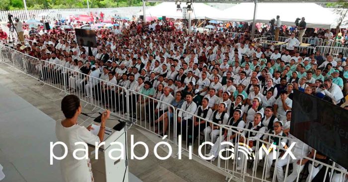 Supervisa Sheinbaum obra hospitalaria en Ciudad del Carmen, Campeche