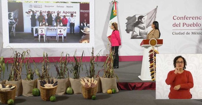Garantizan federaci&oacute;n y estado apoyo a familias afectadas por lluvia