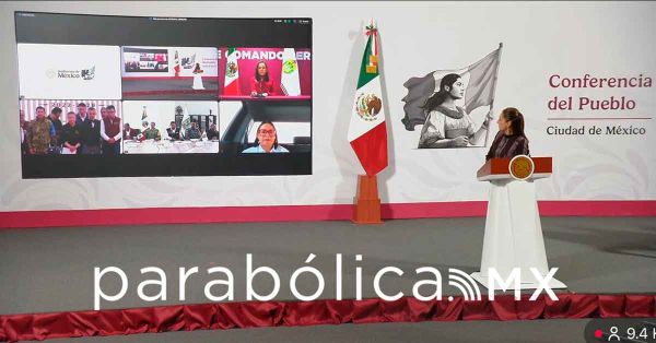Avanza Puebla en la reconstrucción: Armenta a Sheinbaum