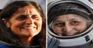 Regresan del espacio con canas los astronautas recién llegados
