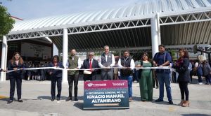 Entrega Pepe Chedraui techado escolar en la Secundaria General No. 13 Ignacio Manuel Altamirano