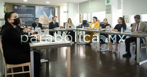 Fortalecen lazos de colaboración Tribunales de Justicia Administrativa de Puebla y Edomex