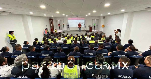Recibe personal de SSC un Taller de Seguridad Vial