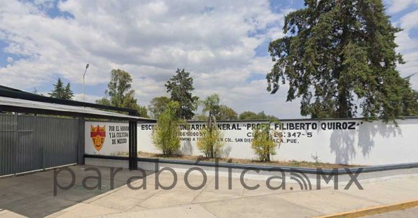 Muere policía en ataque con arma de fuego en escuela Filiberto Quiroz en Tepeaca