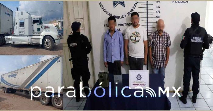 Aseguran en San Pedro Cholua un tráiler robado en el Arco Norte; hay 3 detenidos
