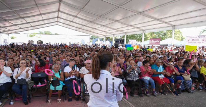 Supervisa presidenta avances de pensión Mujeres Bienestar