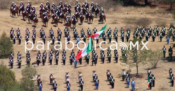 Participan 2 mil soldados en la escenificación de la Batalla del 5 de Mayo: Gobierno de Puebla