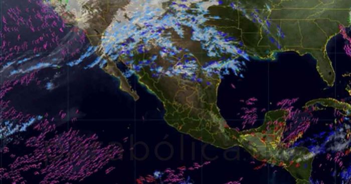 Pronostica SMN vientos fuertes a intensas en Noroeste y Norte de México