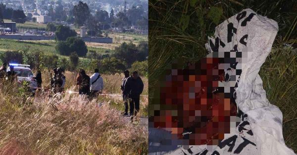Encuentran cabezas humanas y narcomanta en Ixtacuixtla, Tlaxcala