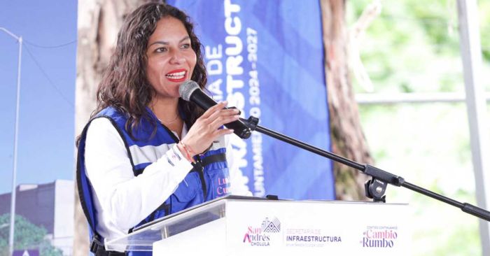 Dignifica Lupita Cuautle calidad de vida en San Andr&eacute;s Cholula