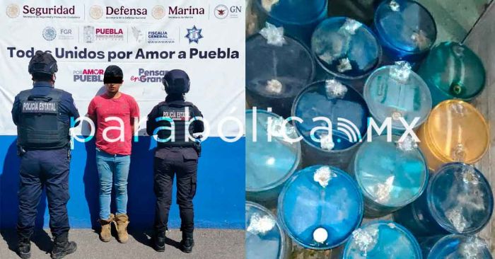 Asegura SSP 15 contenedores con huachicol en Venustiano Carranza
