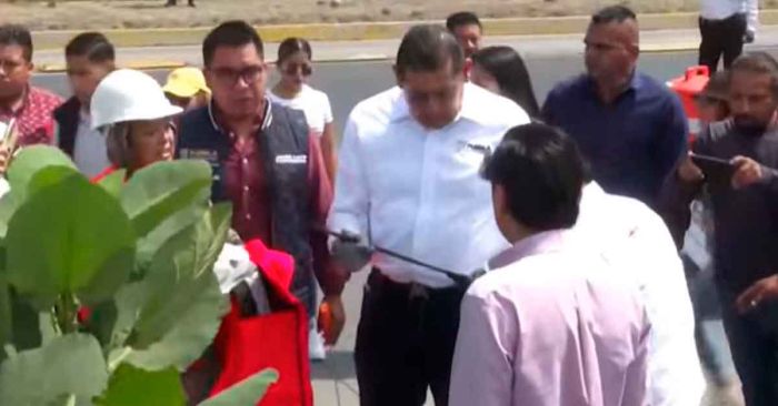 Encabeza Armenta faena comunitaria ahora en San Andrés Cholula