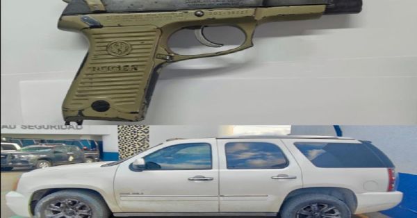 Detienen a un hombre en posesión de arma y camioneta blindada en Tepeojuma