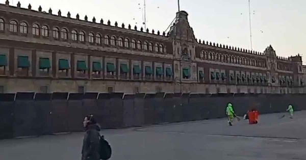 Colocación de vallas en Palacio Nacional es "preventivo": Sheinbaum previo al 8M