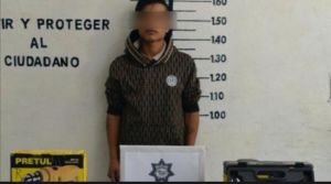 Detienen en San Pedro Cholula a presunto ladr&oacute;n en Manantiales