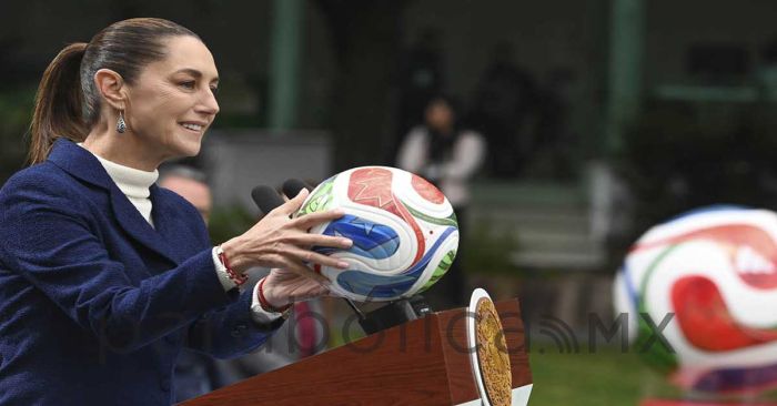 Presenta Sheinbaum pormenores del Mundial de Fútbol 2026
