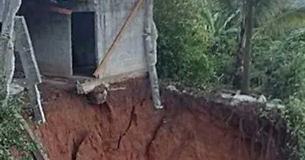 Da&ntilde;adas 10 casas en Jopala, Puebla tras lluvias