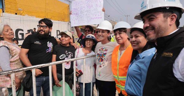 Concluye Sheinbaum recorrido hist&oacute;rico en Edomex