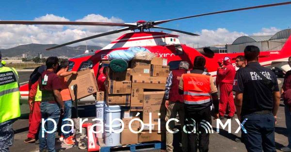 Env&iacute;a Edomex 358 toneladas de ayuda humanitaria a Hidalgo: Delfina G&oacute;mez