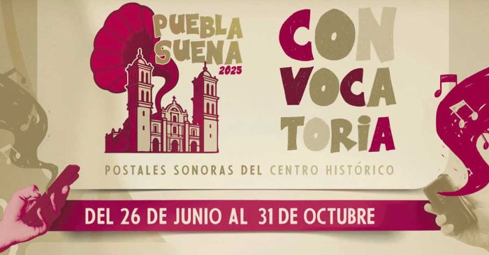 Amplia Gobierno de la Ciudad convocatoria del concurso &ldquo;Puebla Suena 2025&rdquo;
