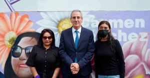 Dedican mural a las mujeres sobrevivientes de violencia ácida