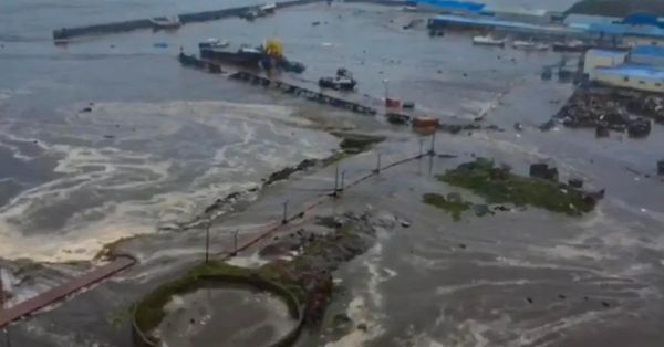 Detecta Rusia olas de hasta 4 metros tras sismo en Kamachatka
