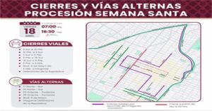 Conoce los recorridos y cierres por la Procesión de Viernes Santo 2025 en Puebla